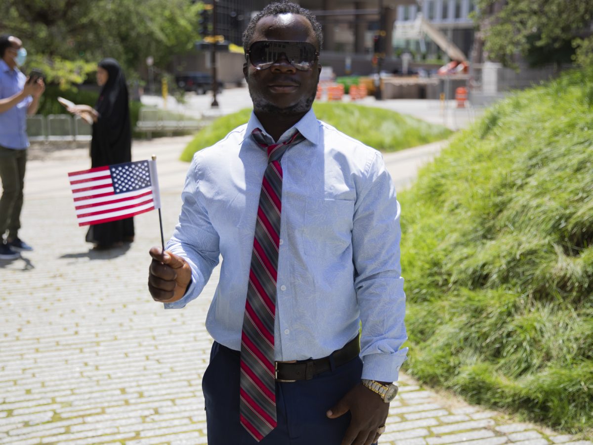 The journey to become a citizen heads someplace new: the sidewalk