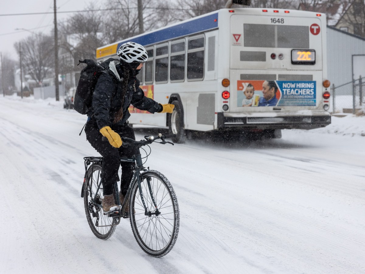 Even on a morning as fiercely frigid as this one, there they were, flying down snowy Twin Cities streets with condensation puffing from their wrapped-up faces–winter bicyclists. Among those hardy riders are an increasing number of riders of color.