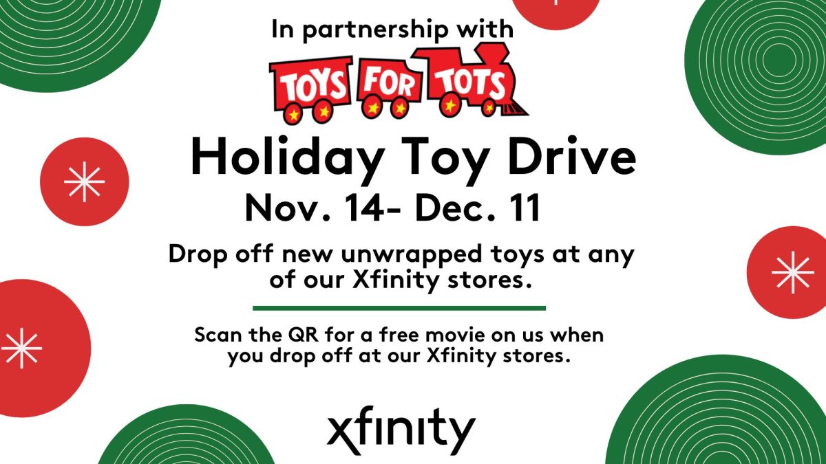 Comcast Partites In Toys For Tots