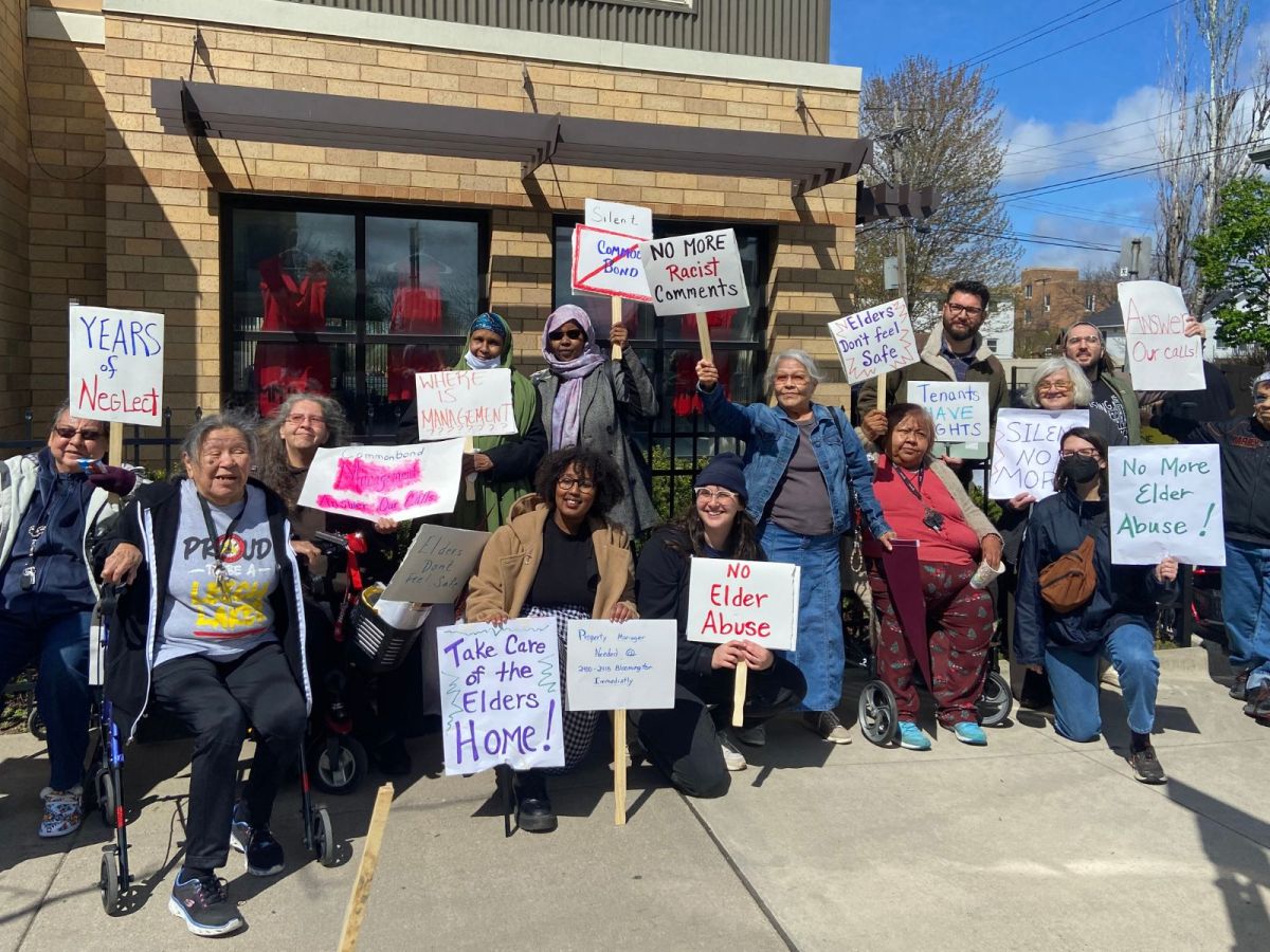 Indigenous and Somali elders rally for better living conditions at south Minneapolis apartment complex