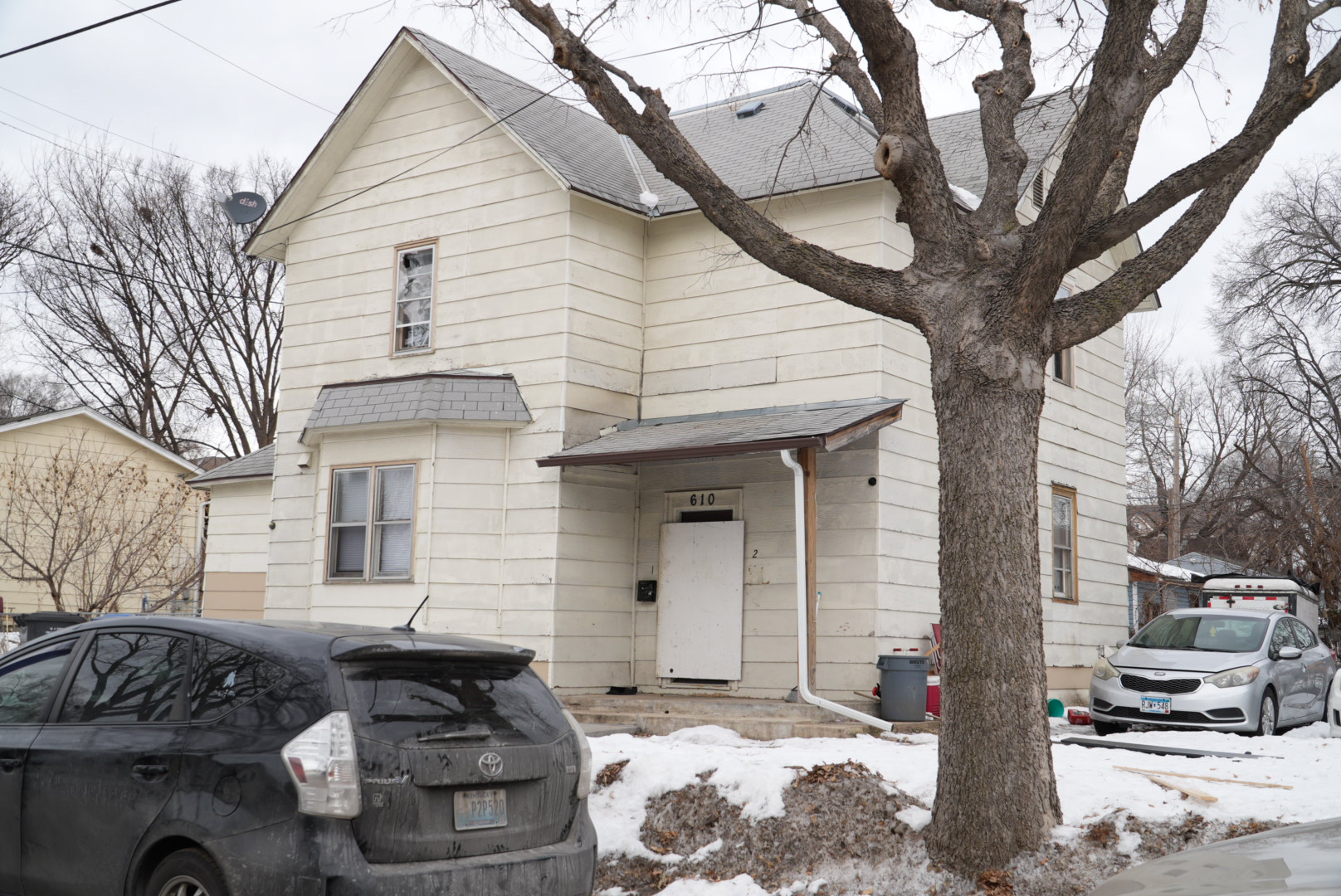 Home boarded up at immigration shooting scene in north Minneapolis